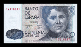 España Spain 500 Pesetas Rosalia 1979 Pick 157 Serie H Capicua SC UNC - [ 4] 1975-… : Juan Carlos I