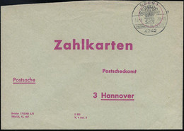4242 REES 1/ 750/ JAHRE/ Festwoche 1978 (13.3.) HWSt = Feuerwerk Auf PSch-Innendienst-Bf. "Zahlkarten" (viol./grün) Für  - Bombero