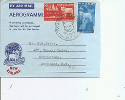 Nouvelle -Zélande ( Aérogramme De 1957 De TotaraHomestead  Vers Auckland à Voir) - Brieven En Documenten