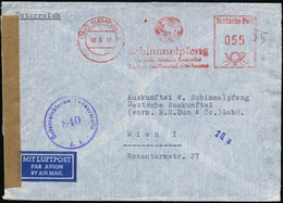 (24a) HAMBURG 1/ Schimmelpfeng/ Die Gr.deutsche Auskunftei.. 1951 (16.8.) AFS 055 Pf. + Viol., Sowjet. Eingangs-Zensur 1 - Otros (Aire)