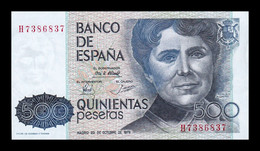 España Spain 500 Pesetas Rosalia 1979 Pick 157 Serie H Capicua SC UNC - [ 4] 1975-… : Juan Carlos I