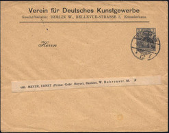 BERLIN SW/ *12/ F 1902 (8.4.) 1K-Gitter Auf PU 2 Pf. Germania, Grau: Verein Für Deutsches Kunstgewerbe.. Künstlerhaus ,  - Andere & Zonder Classificatie