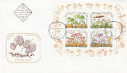 Bulgaria 1999 Mushrooms FDC - Briefe U. Dokumente