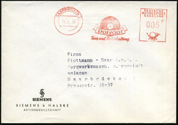 SAARBRÜCKEN 2/ Polydor/ Tanz U.Unterhaltung 1959 (11.4.) AFS "DEUTSCHE BUNDESPOST SAARLAND" 005 F. = Schallplatte , Vs./ - Música