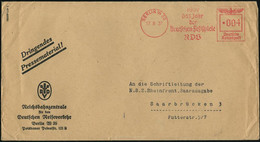 BERLIN W 35/ 1937/ Das Jahr/ Der/ Deutschen Festspiel/ RDV 1937 (17.8.) Seltener AFS (= Opern-Festspiele) Dienst-Bf.: RD - Musica