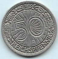 5 Pfennig DEUTCHES REICH 1927 F Sup - 5 Rentenpfennig & 5 Reichspfennig
