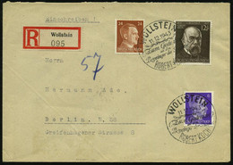 WOLLSTEIN/ ..Bezwinger D.Seuchen/ ROBERT KOCH 1943 (11.12.) SSt Auf 12 + 38 Pf. Robert Koch + Zusatzfrankat. (Mi.864 U.a - Medicina