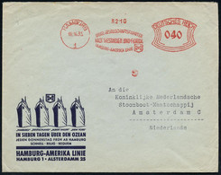 HAMBURG/ 1/ BILLIGE GESELLSCHAFTSFAHRTEN/ NACH WESTINDIEN U.FLORIDA/ ..HAPAG 1935 (16.10.) Seltener AFS Auf Reklame-Bf.: - Marittimi