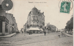 53 -  Carte Postale Ancienne De   LAVAL   Avenue De La Gare - Laval