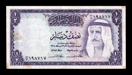 Kuwait 1/2 Dinar Sheikh Sabah Ibn Salim Al-Sabah L.1968 Pick 7a MBC- AVF - Koeweit