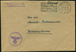 BREMEN 5/ S/ Ein/ Postscheckkonto.. #bzw.# BREMEN 5/ Z/ Hilf Mit/ Im Deutschen Roten Kreuz! 1941 (Nov.) 2 Verschiedene M - Marittimi