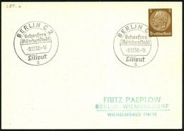 BERLIN C2/ Schaefers/ Märchenstadt/ Liliput/ A 1938 (13.12.) SSt Klar Auf Inl.-Kt. (Bo.250 , II.Verwendung) - ZIRKUS / V - Circo