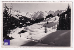 CP Postcard 1950s Parsenn Klosters Abfahrt Schwendi Und Silvretta - Photo Berni Klosters D1-328 - Klosters