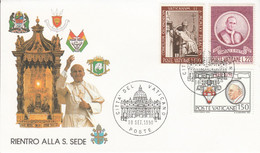 VATICAN 1990 RETOUR PAPE JEAN PAUL II - Frankeermachines (EMA)