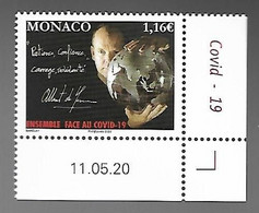 Monaco 2020 - Yv N° 3235 ** - Ensemble Face Au COVID-19 - Nuevos