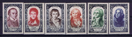 France: 1950 Yv Nr 867 - 872 MNH/** Mint Never Hinged, Sans Charniere. Postfrisch - Ongebruikt