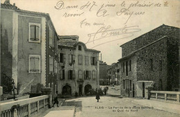 Alais * Alès * Le Percée De La Place Berthole Au Quai Du Nord * Pont Et Rue - Alès