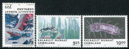 GREENLAND 2005 Scientific Discoveries MNH / **.  Michel 445-47 - Unused Stamps
