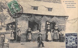 44-NANTES- SOUVENIR DU VILLAGE BRETON- 1910- BISCUITS BRETON - Nantes