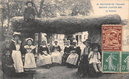 44-NANTES- SOUVENIR DU VILLAGE BRETON- 1910- LE DOLMEN - Nantes