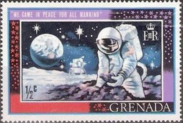 GRENADE - Astronaute Ramassant Des Pierres De La Lune - América Del Norte