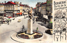 25-BERGERAC- MONUMENT AUX MORTS ET RUE DE LA RESISTANCE - Bergerac