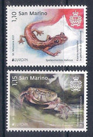 San Marino [EUROPA 2021] Endangered National Wildlife - Set Of 2 Stamps (MNH) - Colecciones