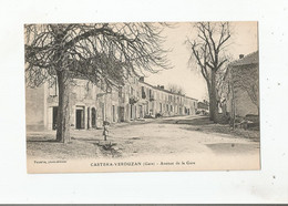 CASTERA VERDUZAN (GERS) AVENUE DE LA GARE (FILLETTE ) - Castera