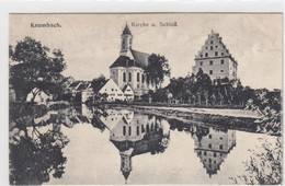 (181)  CPA  Krumbach Kirche U  Schlob ( Bon état ) - Krumbach