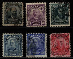 Brazil 1906 Mi 163-167 Famous People (1) - Used Stamps