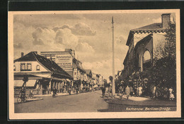 AK Rathenow, Schuhwarenhaus G. Wiedecke In Der Berlinerstrasse - Rathenow