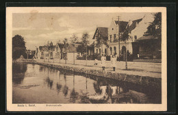 AK Heide I. Hoslt., Wasserpartie In Der Brahmsstrasse - Heide