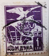 Roumanie - 1929-30_ Y&T Timbres De Service N°3-4-6-7-13-14-17  - Oblitérés - Dienstmarken