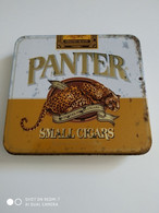 Ancienne Boîte Métallique Cigares Panter. Small Cigars. - Scatole