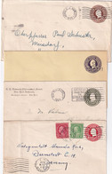 USA  ENTIER POSTAL/GANZSACHE/POSTAL STATIONARY  LOT DE 4 LETTRES - 1921-40