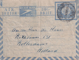 AFRIQUE DU SUD 1924  ENTIER POSTAL/GANZSACHE/POSTAL STATIONARY  PLI AERIEN DE JOHANNESBURG - Luchtpost