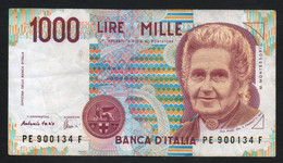 ITALIE : BILLET 1000 LIRES - 1990 - M. MONTESSORI - Altri & Non Classificati