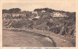 Sanary Sur Mer       83        Plage De Port-Issol      (voir Scan) - Sanary-sur-Mer