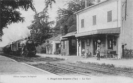 Puget Sur Argens          83      Intérieur De La Gare Avec Train     N° 6  (voir Scan) - Sonstige & Ohne Zuordnung