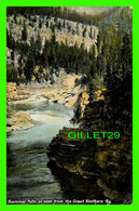 NELSON, CB - KOOTENAI FALLS, AS SEEN FROM THE GREAT NORTHERN RY -  PUB. BY TRATTNER POST CARD CO - - Nelson