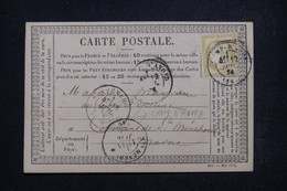 FRANCE - Carte Précurseur Du Camp D'Avord Pour Ste Menehould, Affranchissement Cérès 15ct - L 97248 - Precursor Cards