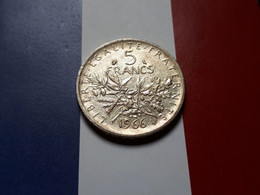 FRANCE 5 FRANCS 1966 ARGENT - 5 Francs