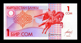 Kirguistan Kyrgyzstan 1 Som 1993 Pick 4 SC UNC - Kirghizistan