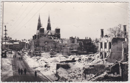 51 - CHALONS SUR MARNE- Les Ruines De La Rue Grande Etape Pendant La Guerre 1939/1945 - Carte Photo - Places