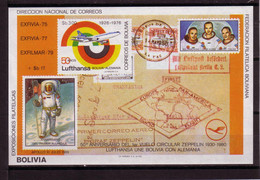 SPACE - BOLIVIA - S/S Imp. MNH - Sammlungen