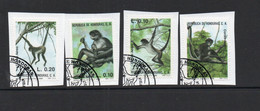 WORLD WILDLIFE FUND - HONDURAS -  1990 - MONKEY SET OF 4 USED - Used Stamps