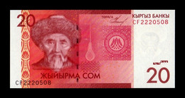 Kirguistan Kyrgyzstan 20 Som 2009 Pick 24a SC UNC - Kirghizistan