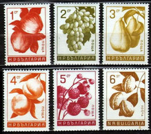 Bulgaria 1965 Mi 1565-1570 Fruits - NG - Altri & Non Classificati