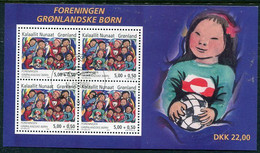 GREENLAND 2004 Society Of Greenlandic Children Block  Used.  Michel Block 30 - Usados