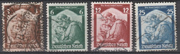 Deutsches Reich  .    Michel     .    565/568    .    O    . Gebraucht    .    /    .   Cancelled - Oblitérés